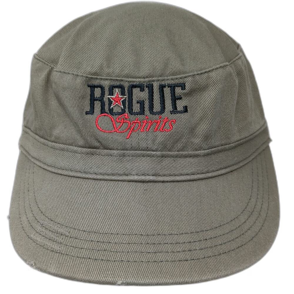 District Army Cap Green One Size Rogue Spirits Logo Embroidery Adjustable hat